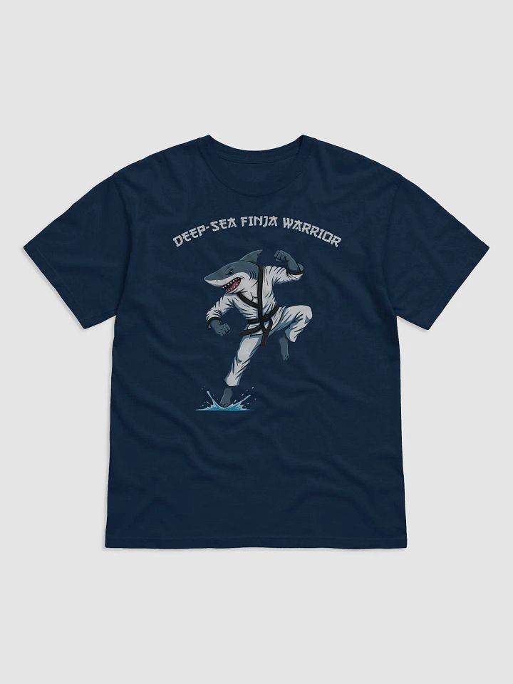 Deep-Sea Finja Warrior – Funny Shark Karate T-Shirt product image (4)