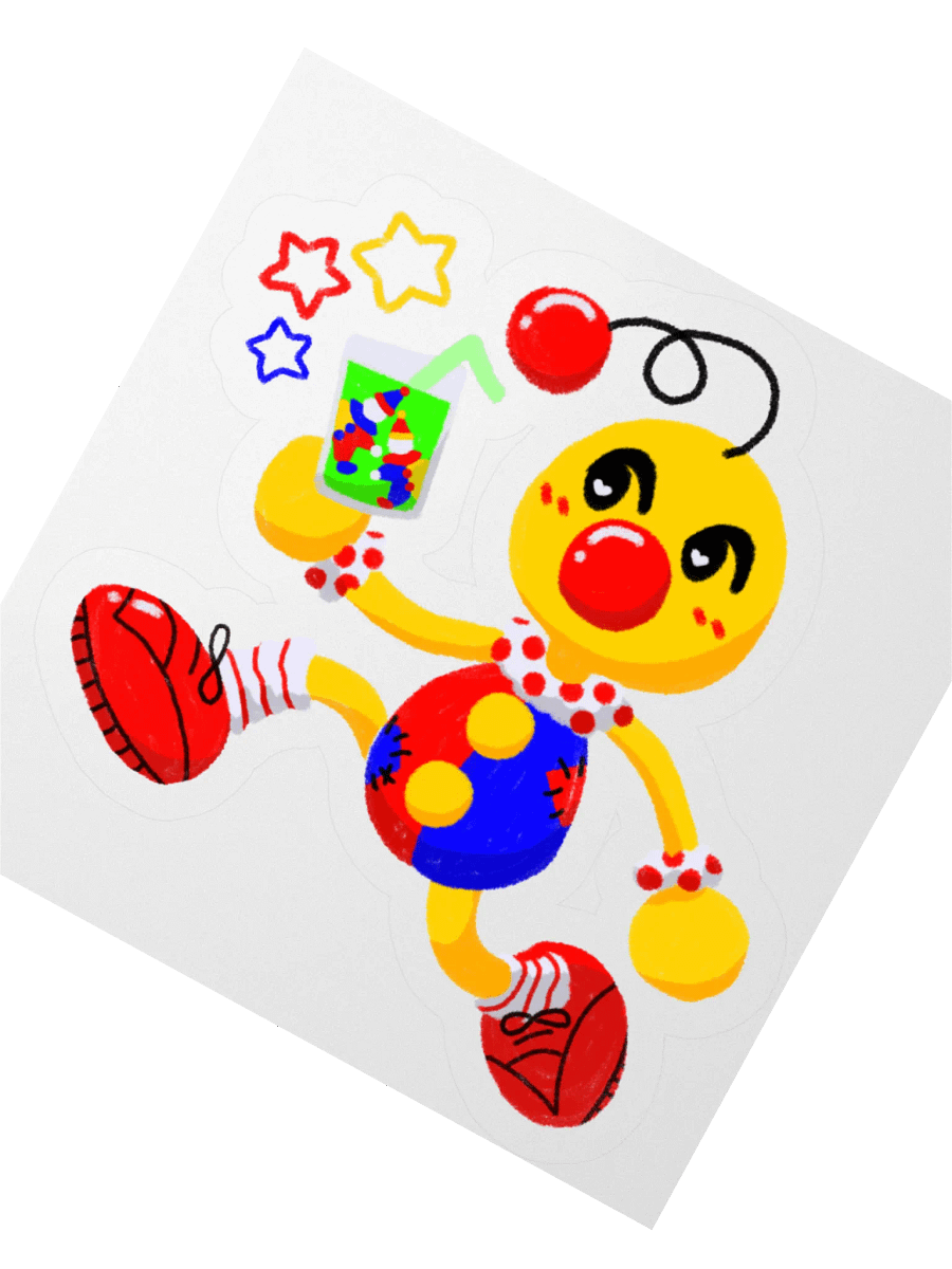 Boyoyoing Dash Hearts Sticker product image (2)