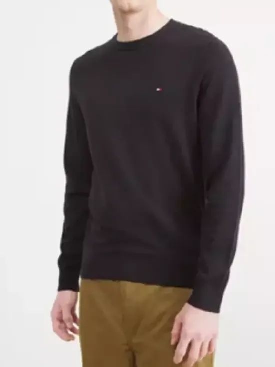 Round Neck Tommy Hilfiger Mens Cotton Sweater Jumper product image (2)