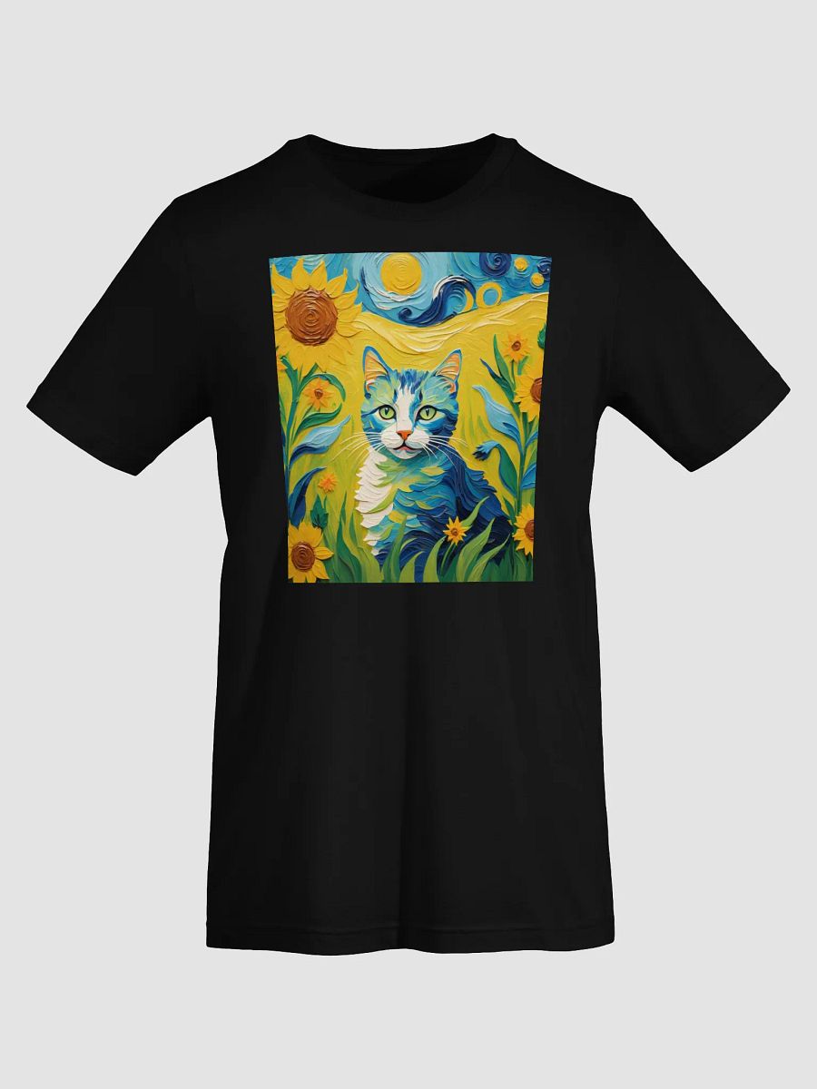 Van Gogh Cat T-Shirt product image (18)