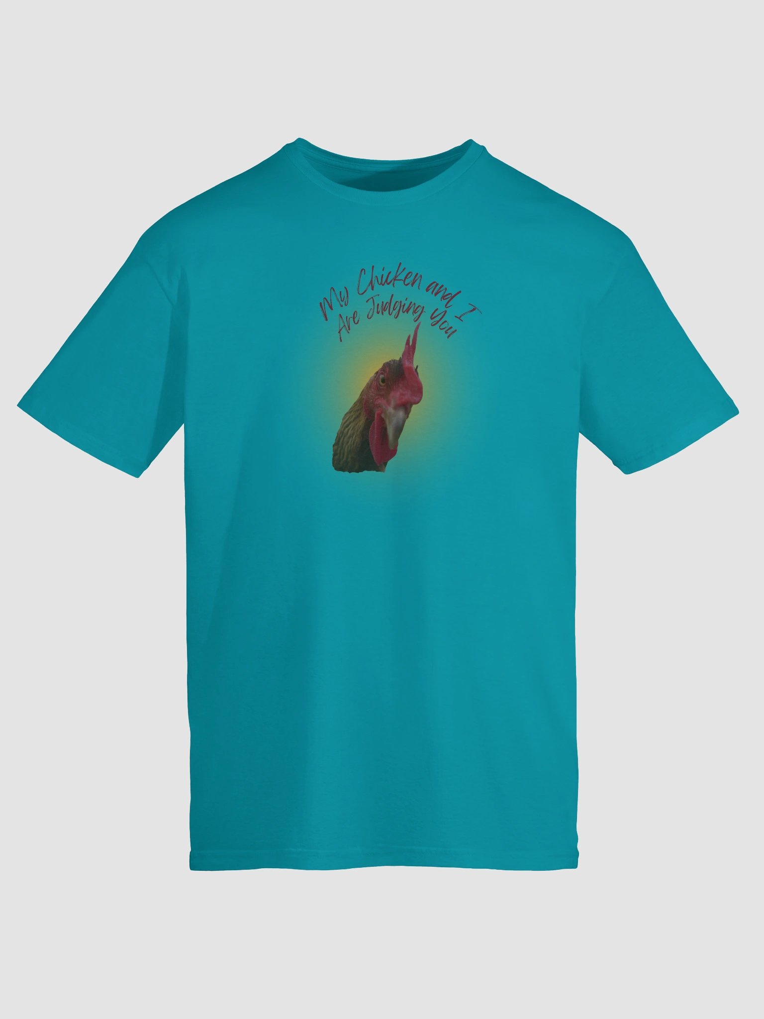 Judgmental Chicken Unisex T-Shirt product image (135)