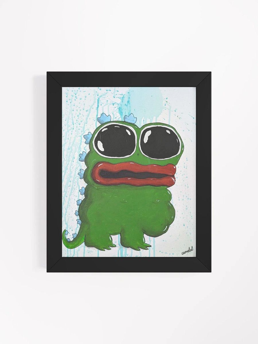 "REPTAR" PEPE PAINTING | FRAMED PRINT product image (3)