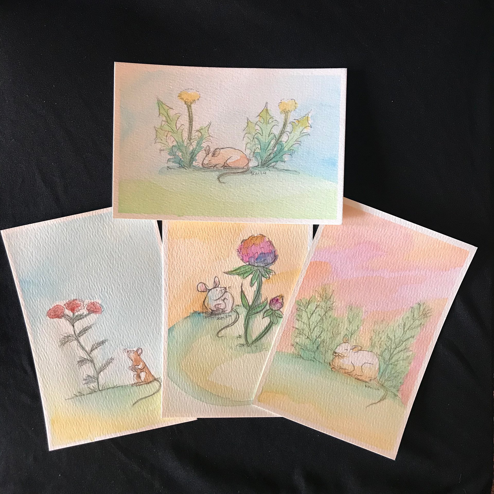 Mice and Spice Watercolor Originals product image (1)