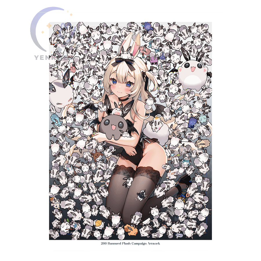 Bunnerd Plush Print product image (1)