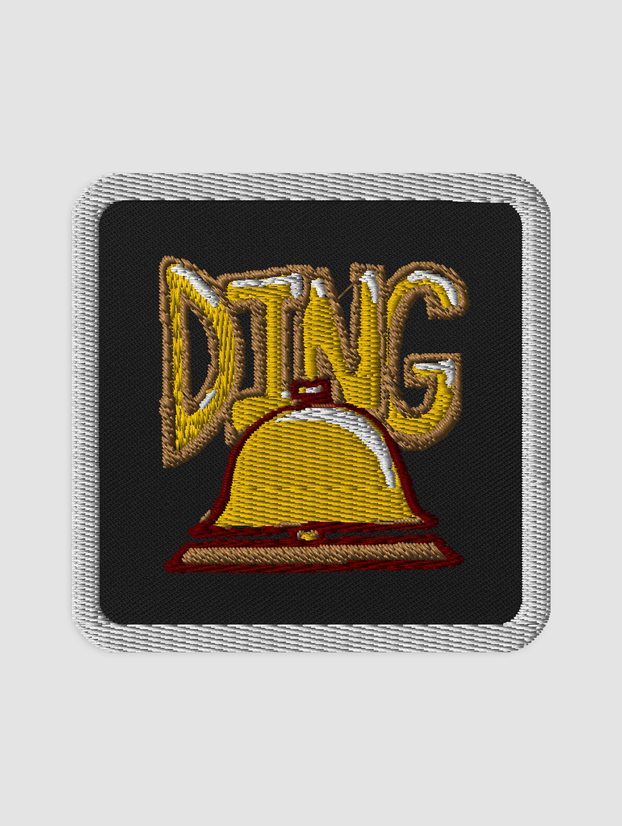 DING Embroidered Patches - Square 3″×3″ product image (1)