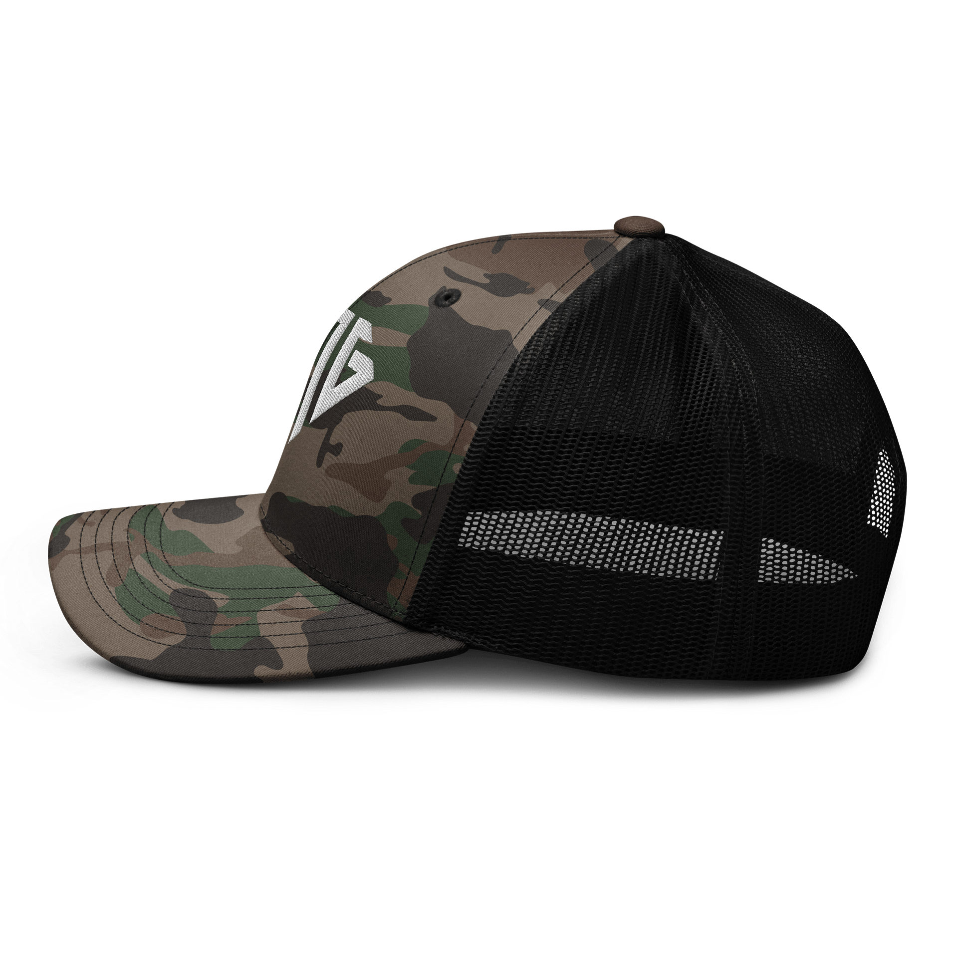 EMG Logo Camo Emblem Trucker Hat product image (5)
