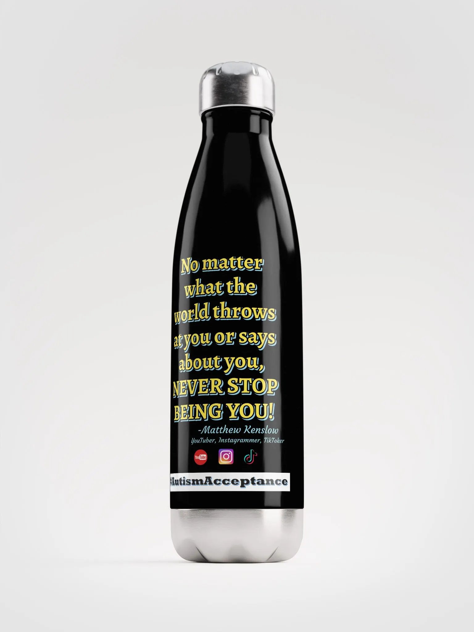 Stainless Steel Water Bottle [Quote 4] product image (2)