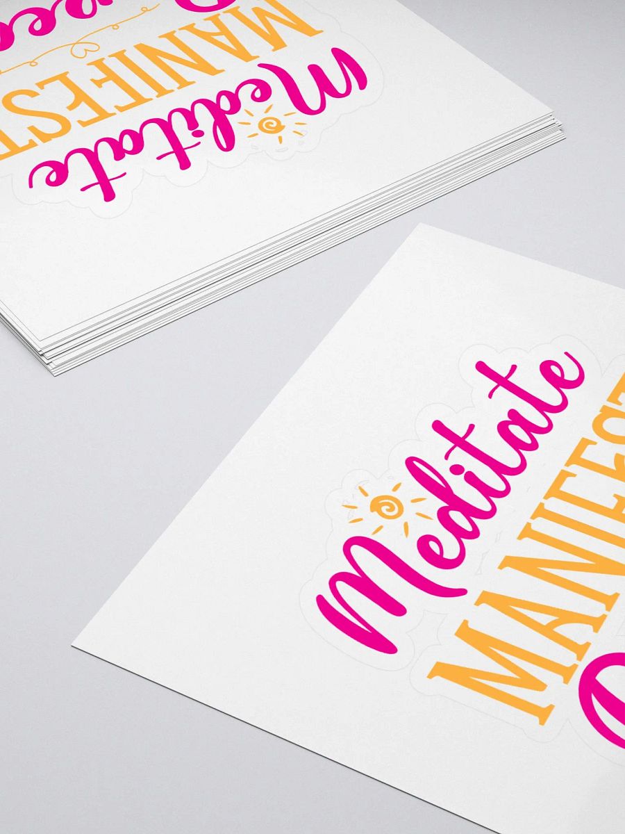 Meditate Manifest Repeat Sticker Set product image (4)