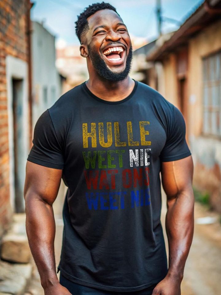 Hulle weet nie wat ons weet nie - Afrikaans quote T-Shirt product image (2)