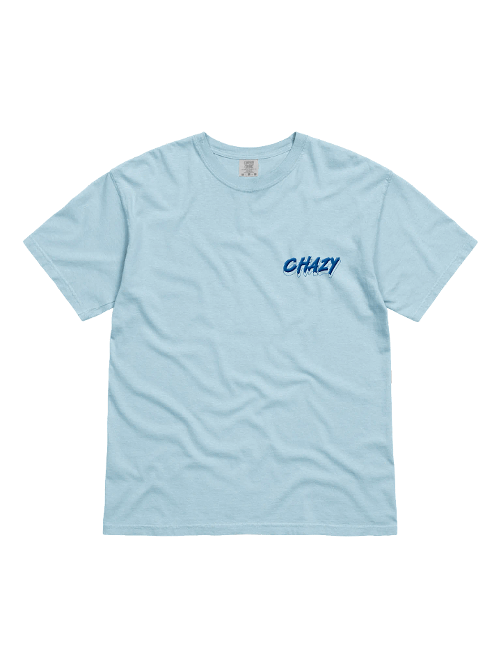 Limited Edition Embroidered Chazy blue T-shirt product image (2)