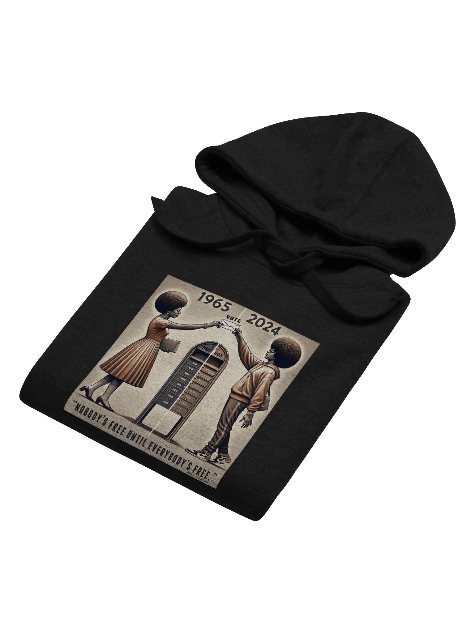 "Nobody’s Free" Hoodie – Honoring the Fight, Continuing the Legacy product image (6)