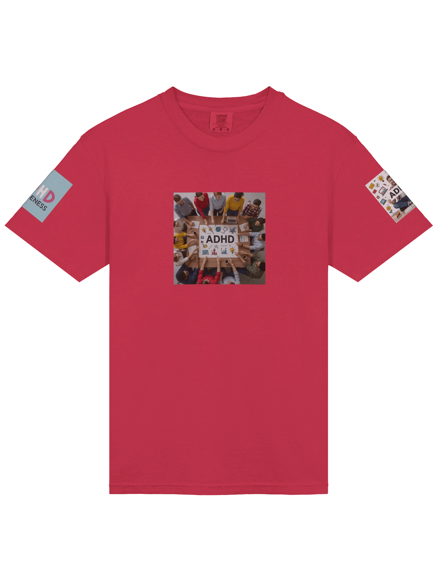 ADHD Awareness Illustrated T-Shirt product image (3)