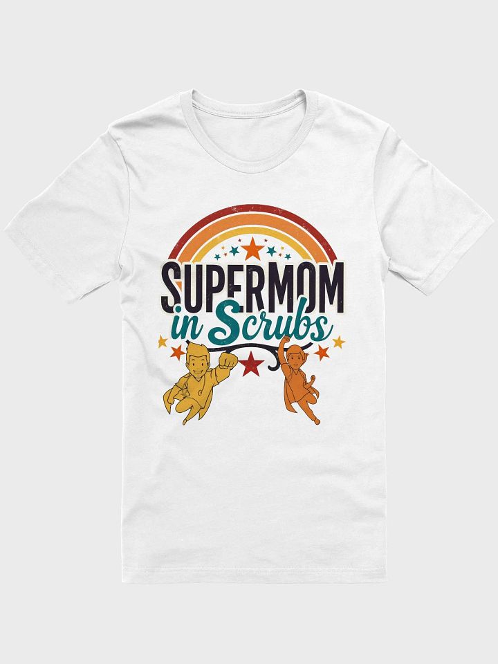 Supermom in Scrubs Rainbow T-Shirt product image (1)