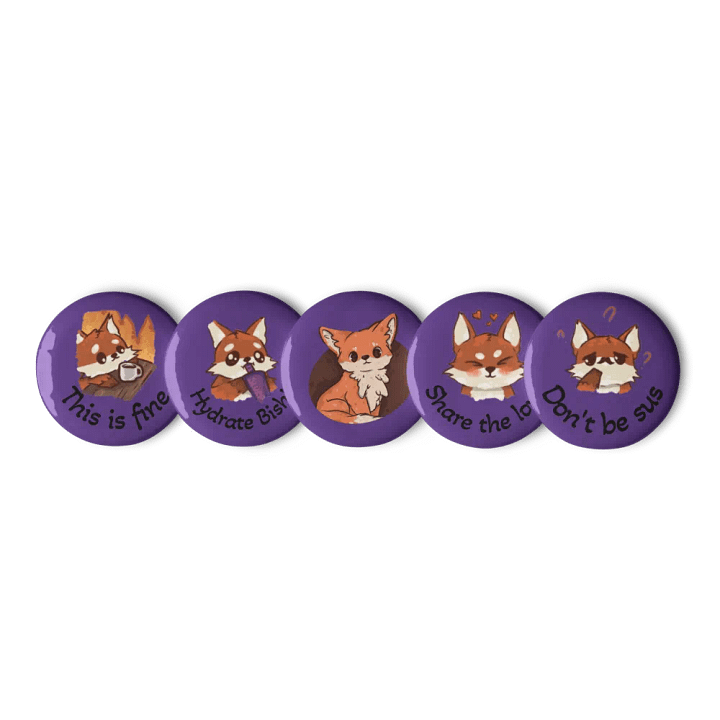 Foxy pins product image (1)