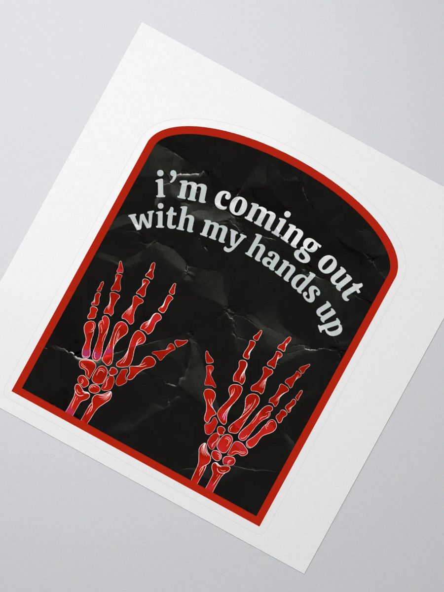 looks like i’m caught - die cut sticker product image (2)