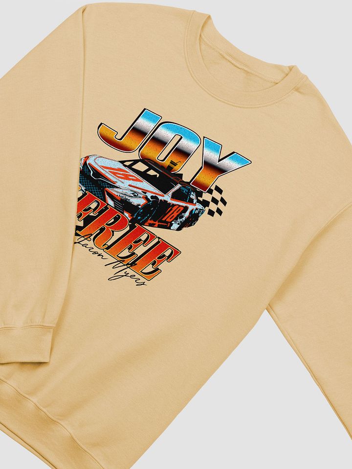 Joy Is Free Racecar - Light Crewneck product image (2)