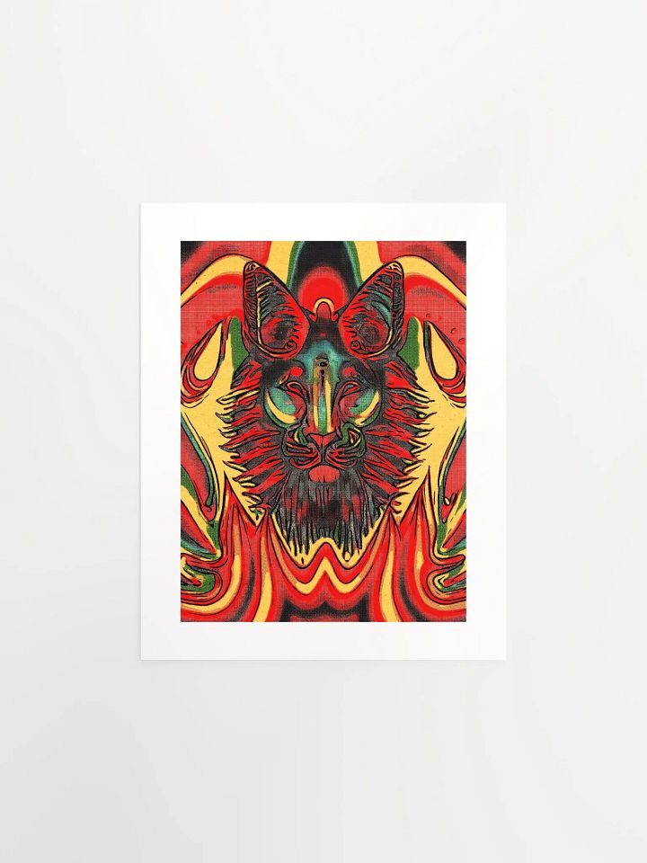 Leon The Psychedelic Lion - Print product image (1)