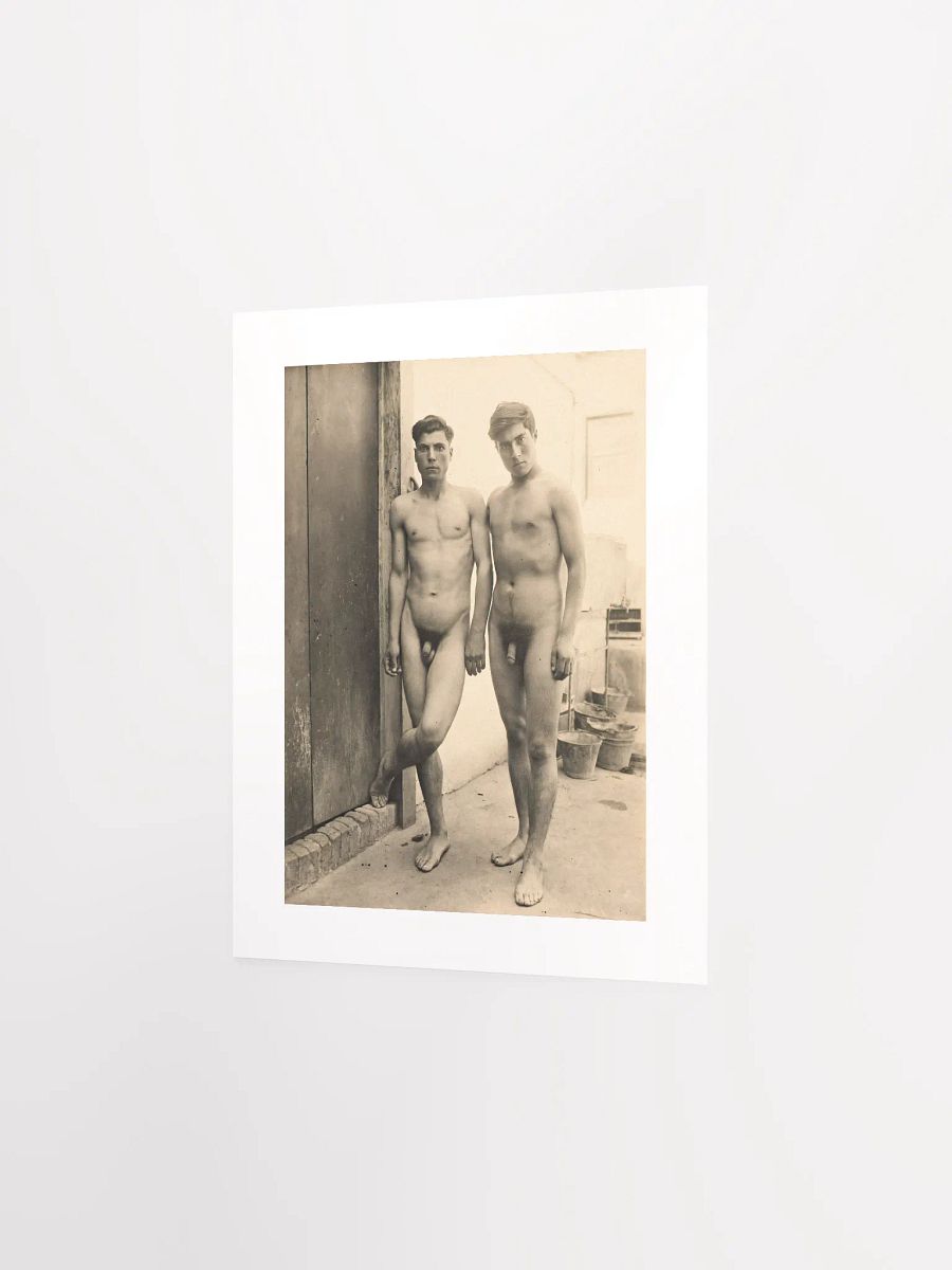 Two Young Men Standing Naked by Wilhelm von Gloeden (c.1900) - Print product image (2)