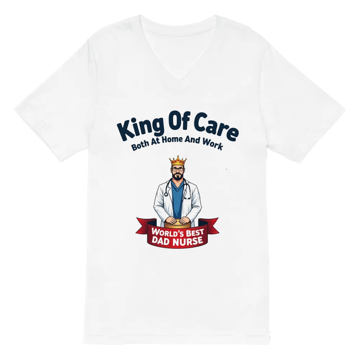 King Of Care V-Neck Tee product image (2)