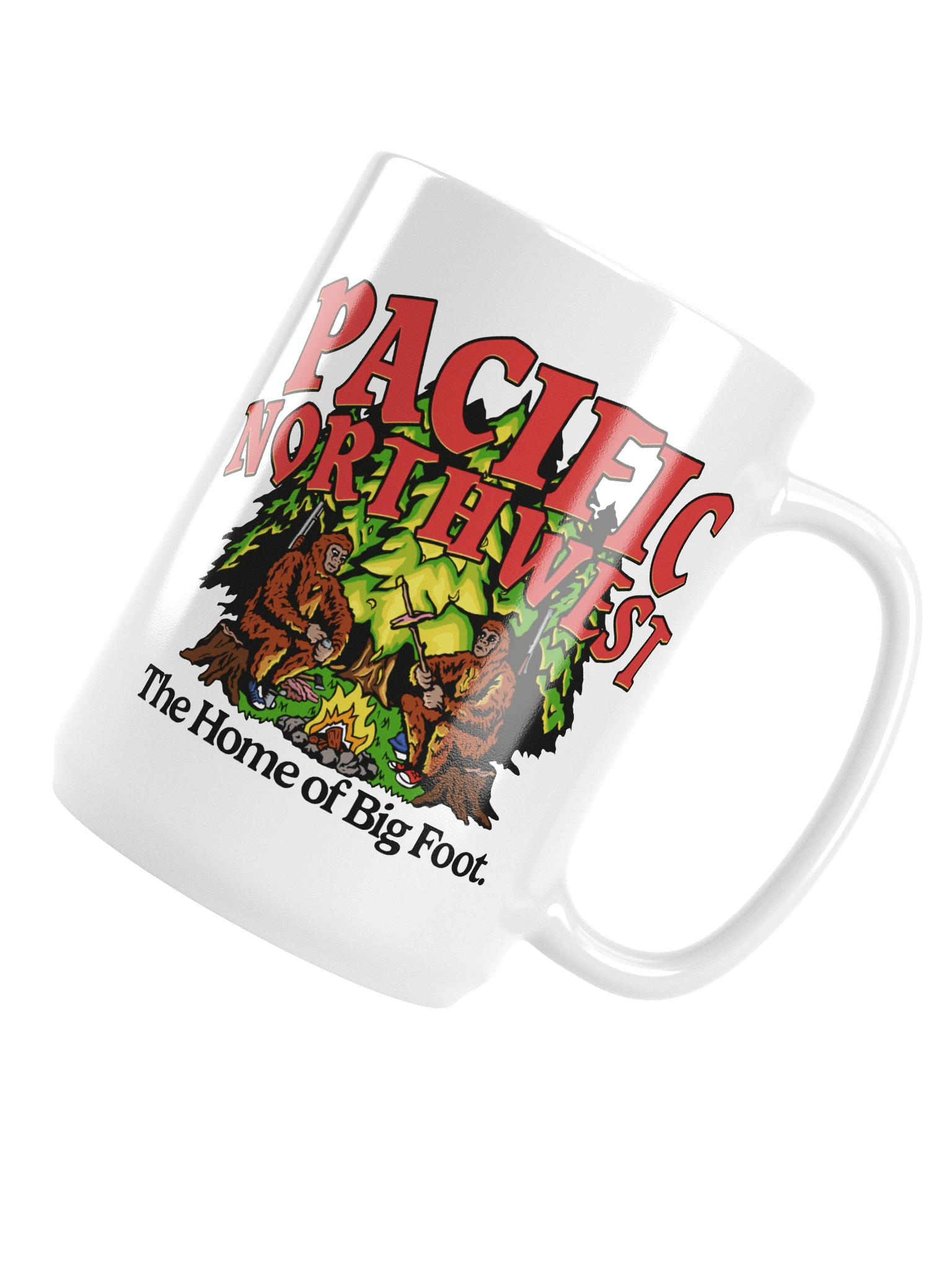 The Home of Big Foot - White Mug product image (5)