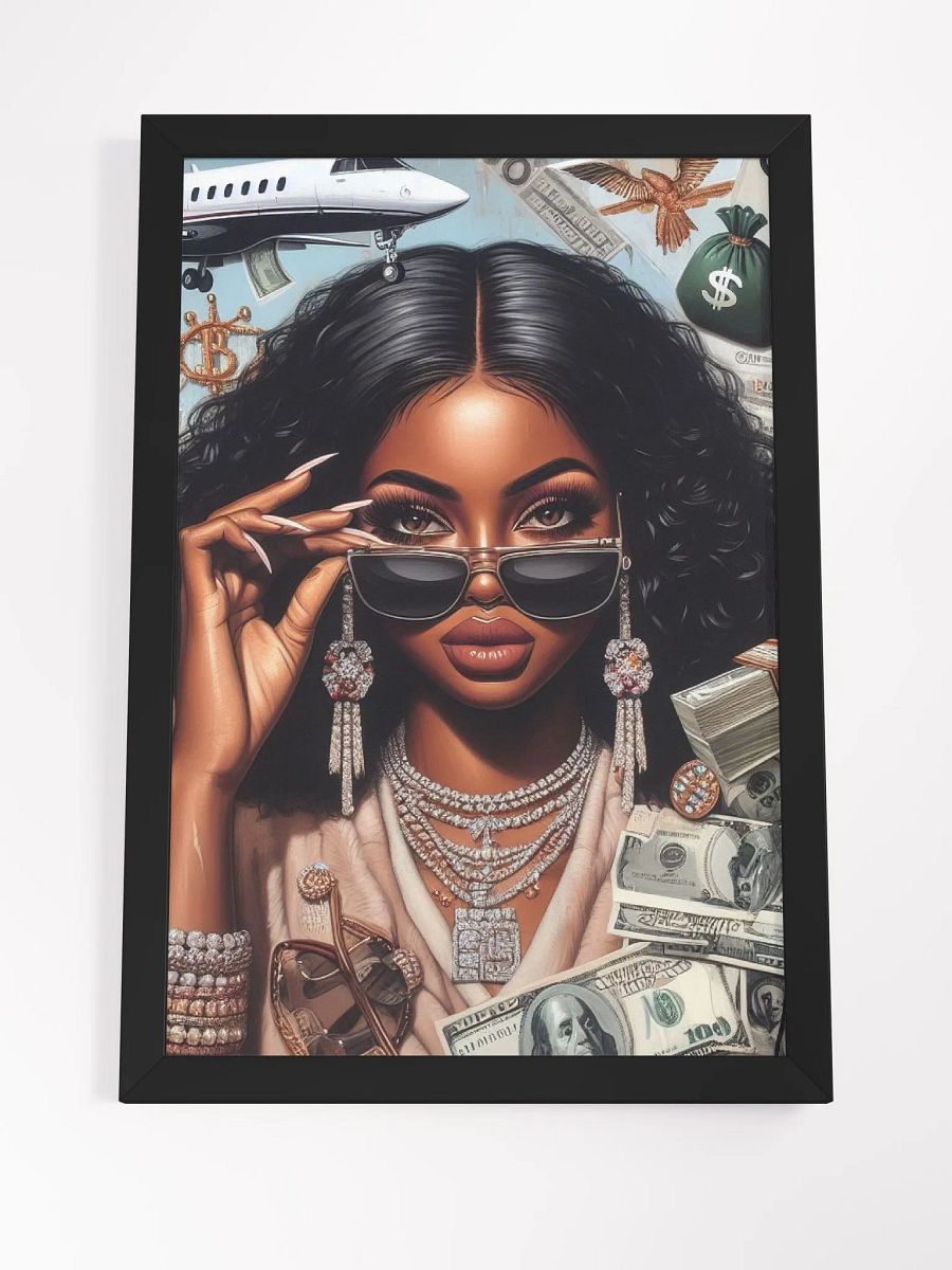 Rich Girl Code Lifestyle Wall Art product image (8)