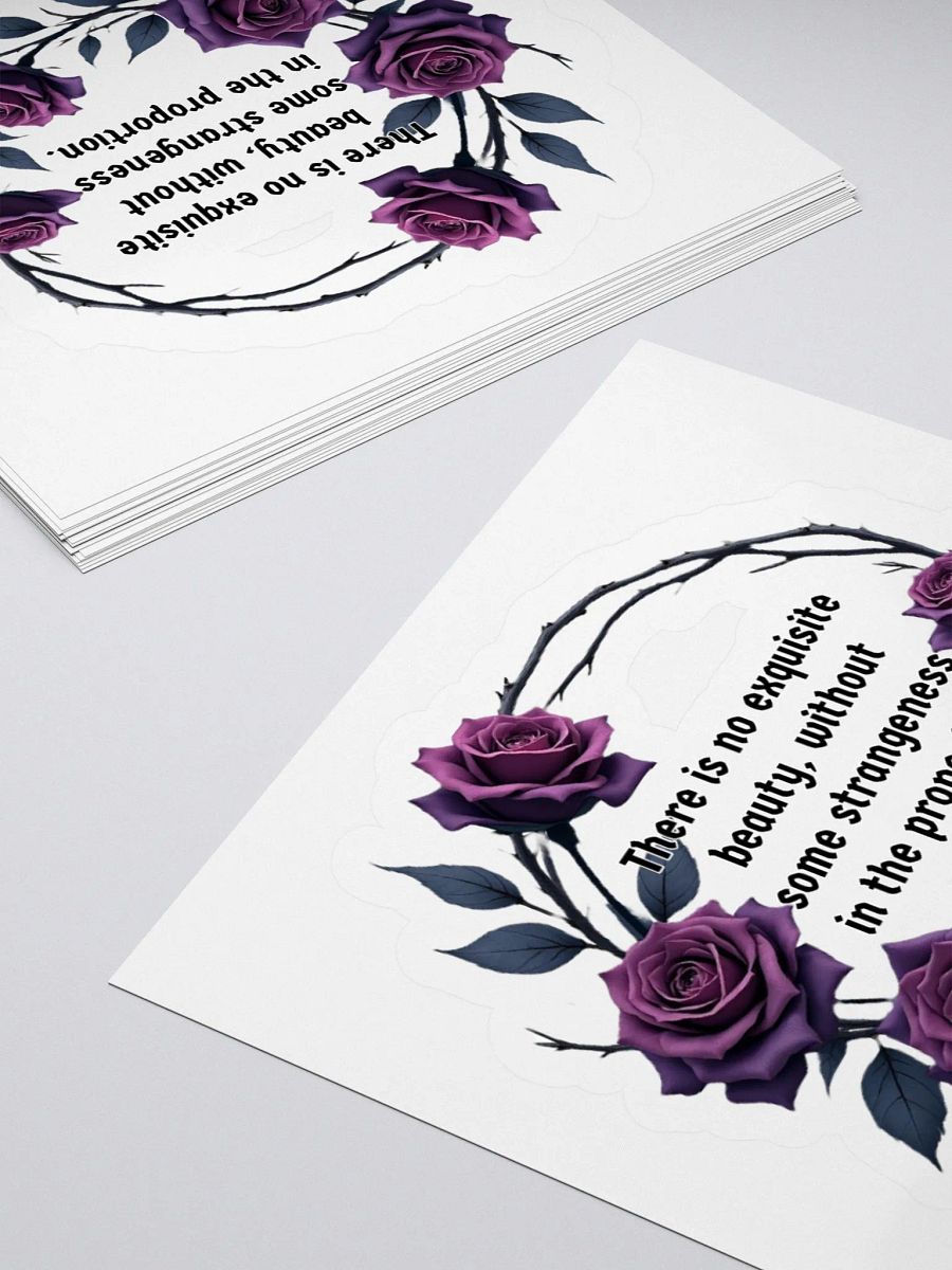 Exquisite Beauty Without Strangeness Poe Sticker product image (4)