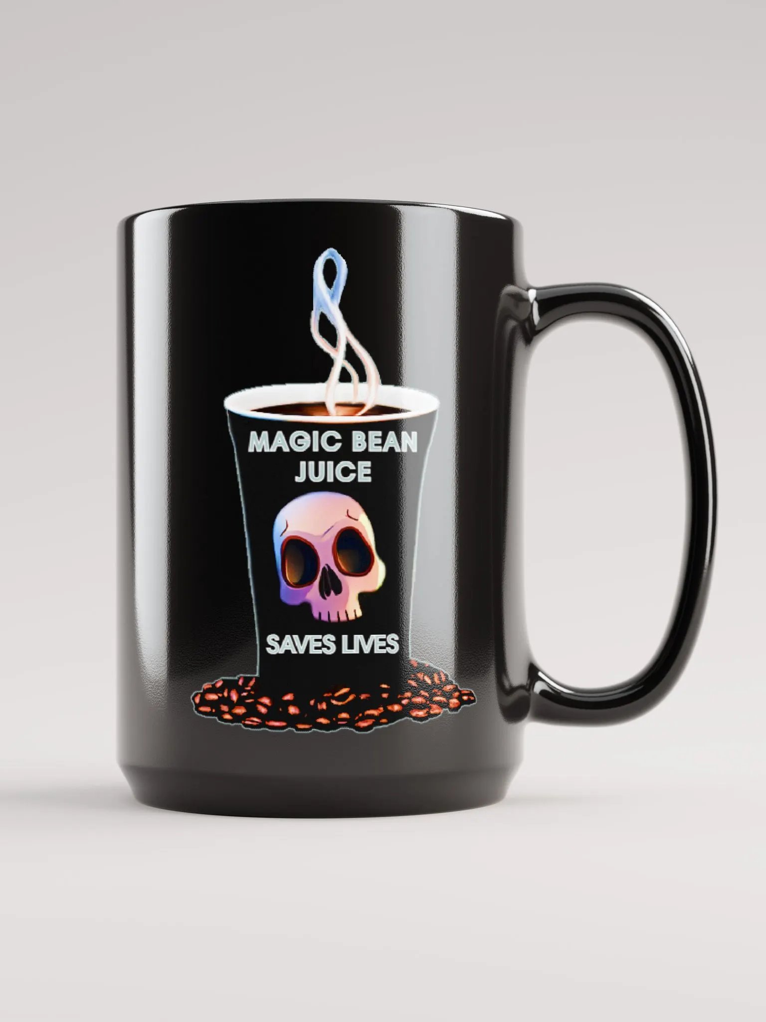 Magic Beans 15oz Mug Black product image (1)