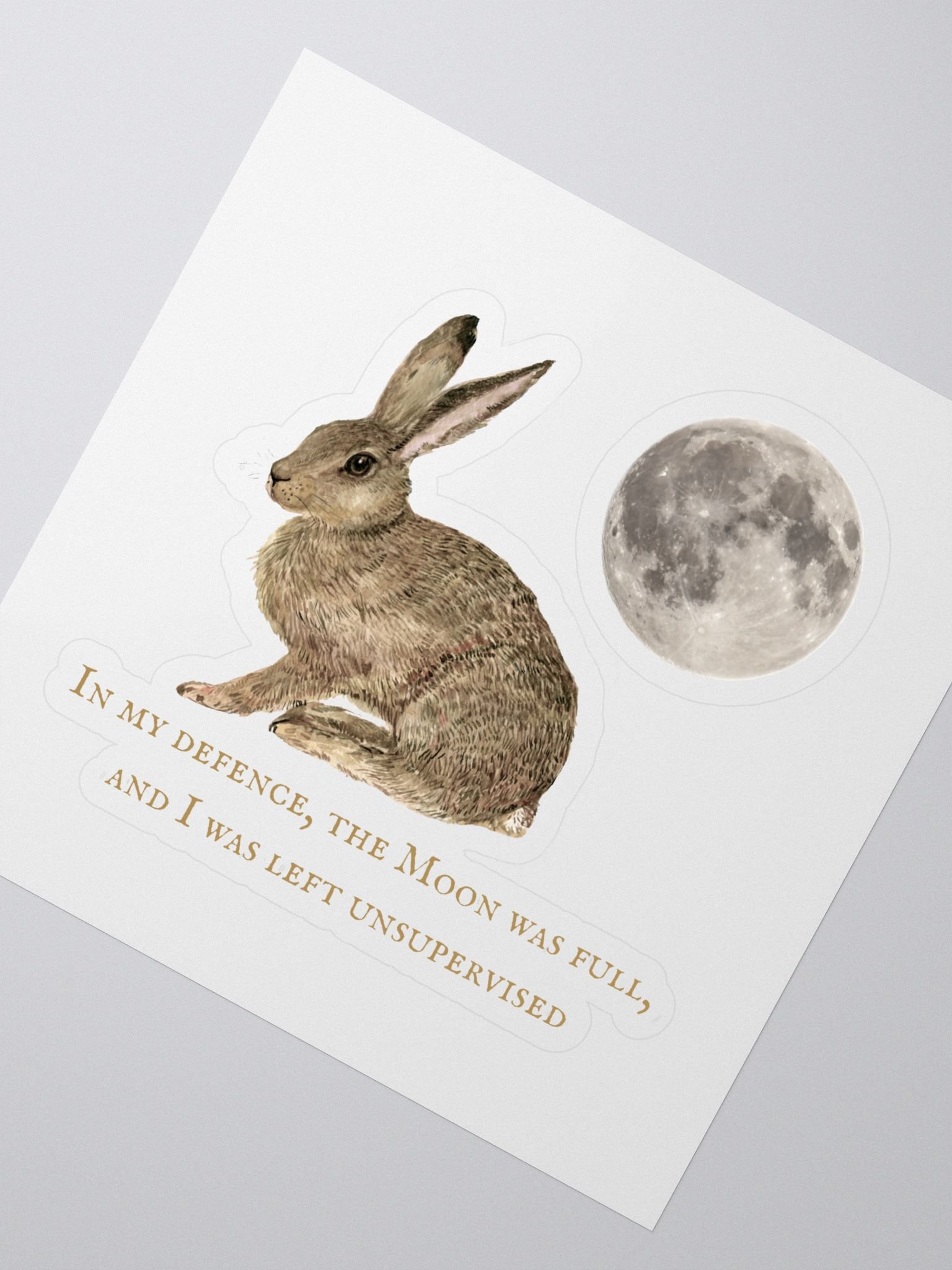 In my defence, the Moon was full... product image (2)