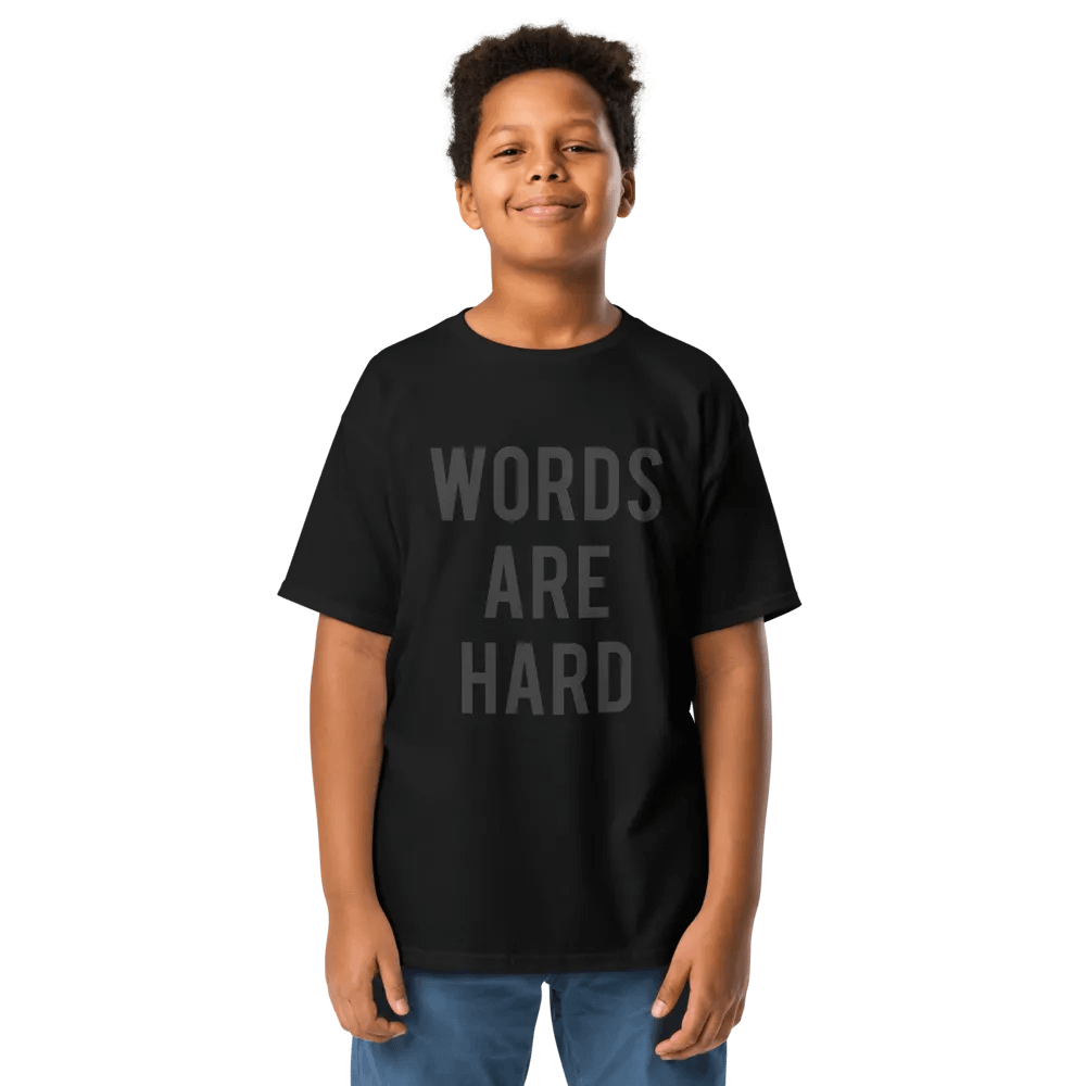 Words Are Hard Kids Tee product image (5)
