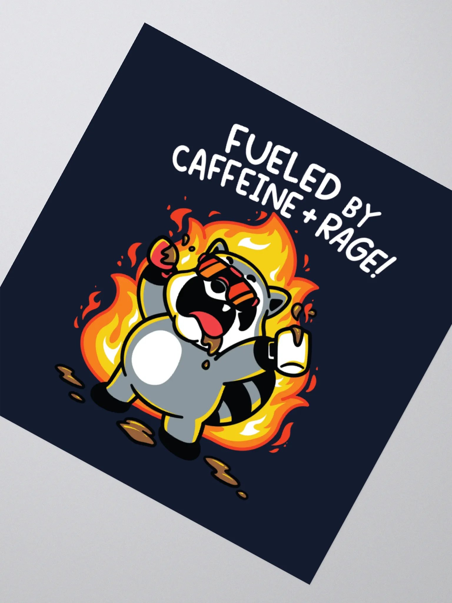 Caffeine & Rage Sticker product image (5)