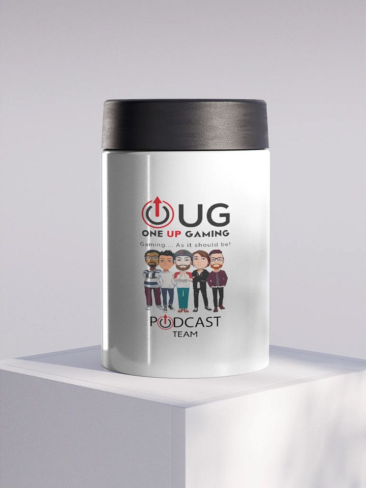 OUG Podcast Team Logo Stainless Steel Koozie product image (2)