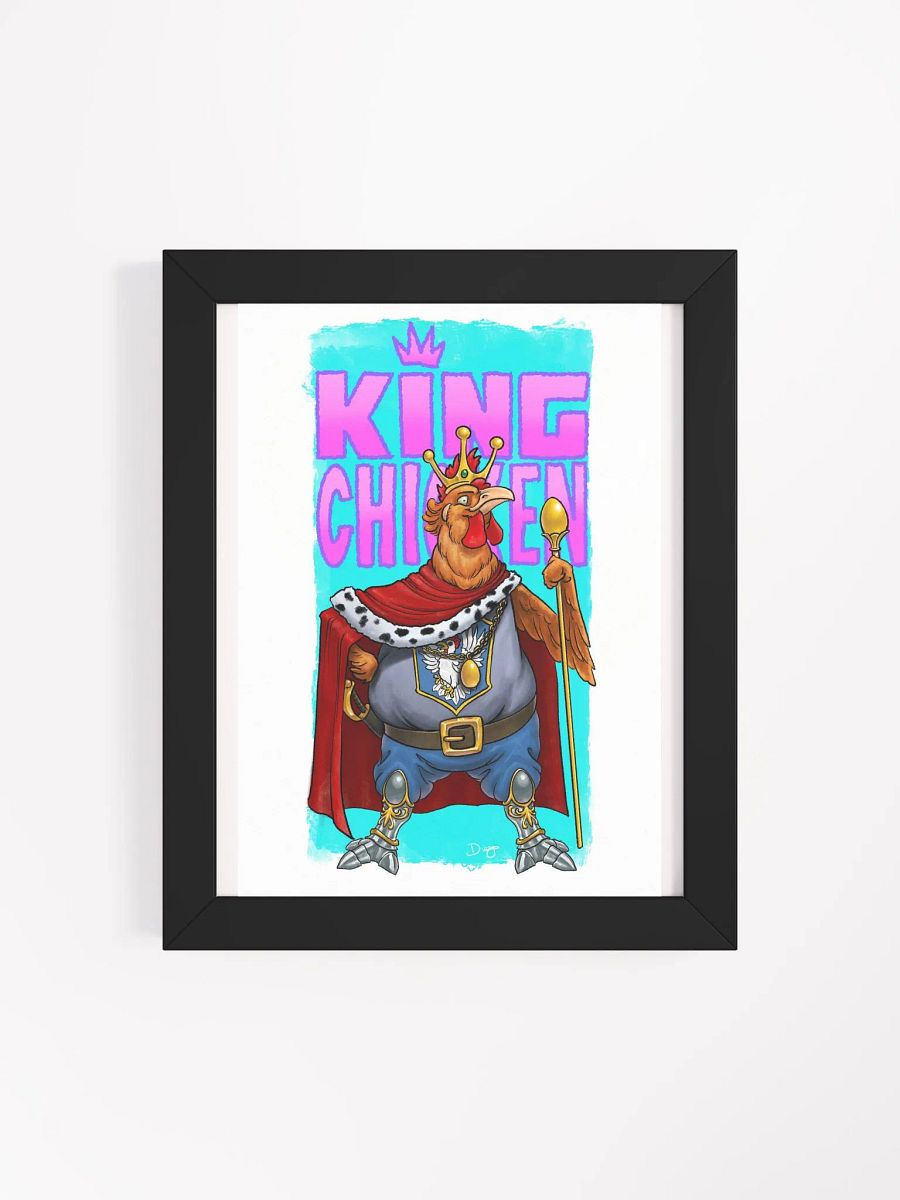 King Chicken Framed Print product image (15)