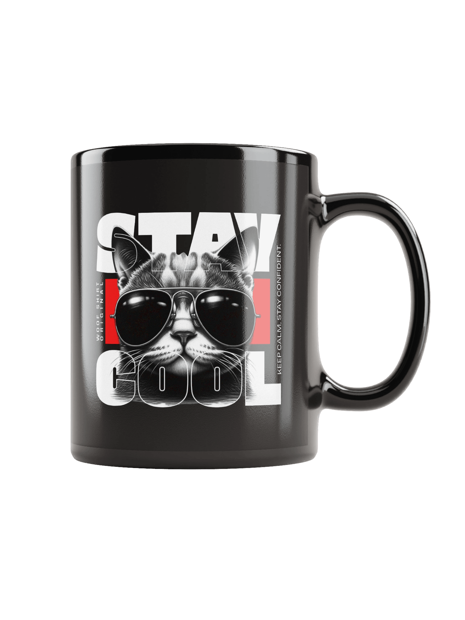 Stay Cool | Black Glossy Mug product image (1)