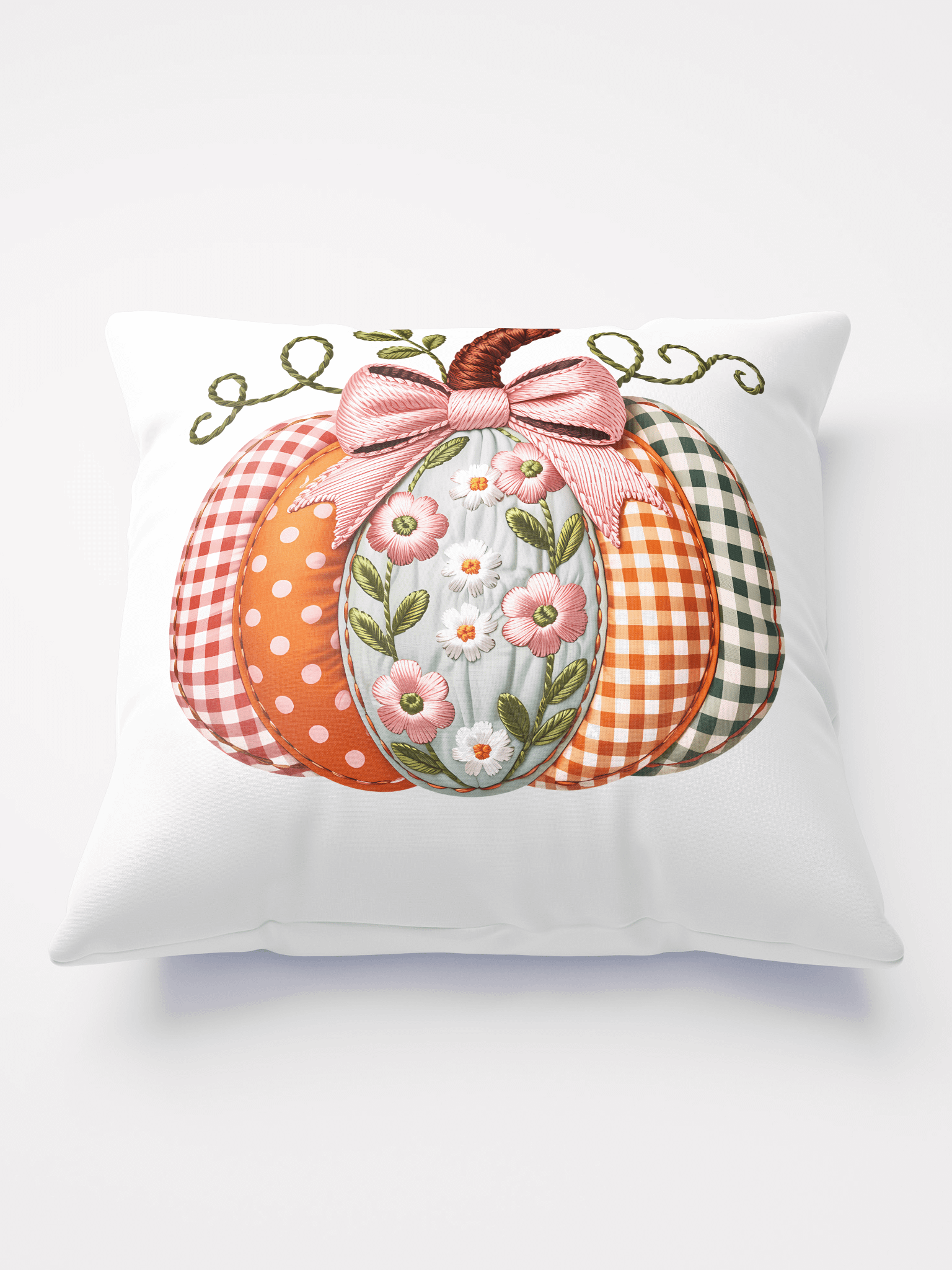 Patchwork Pumpkin Pillow product image (1)