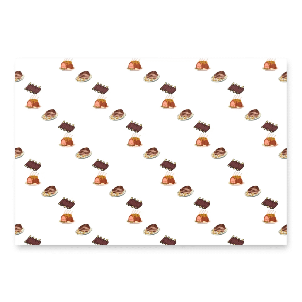 It's BBQ time Wrapping Paper product image (2)