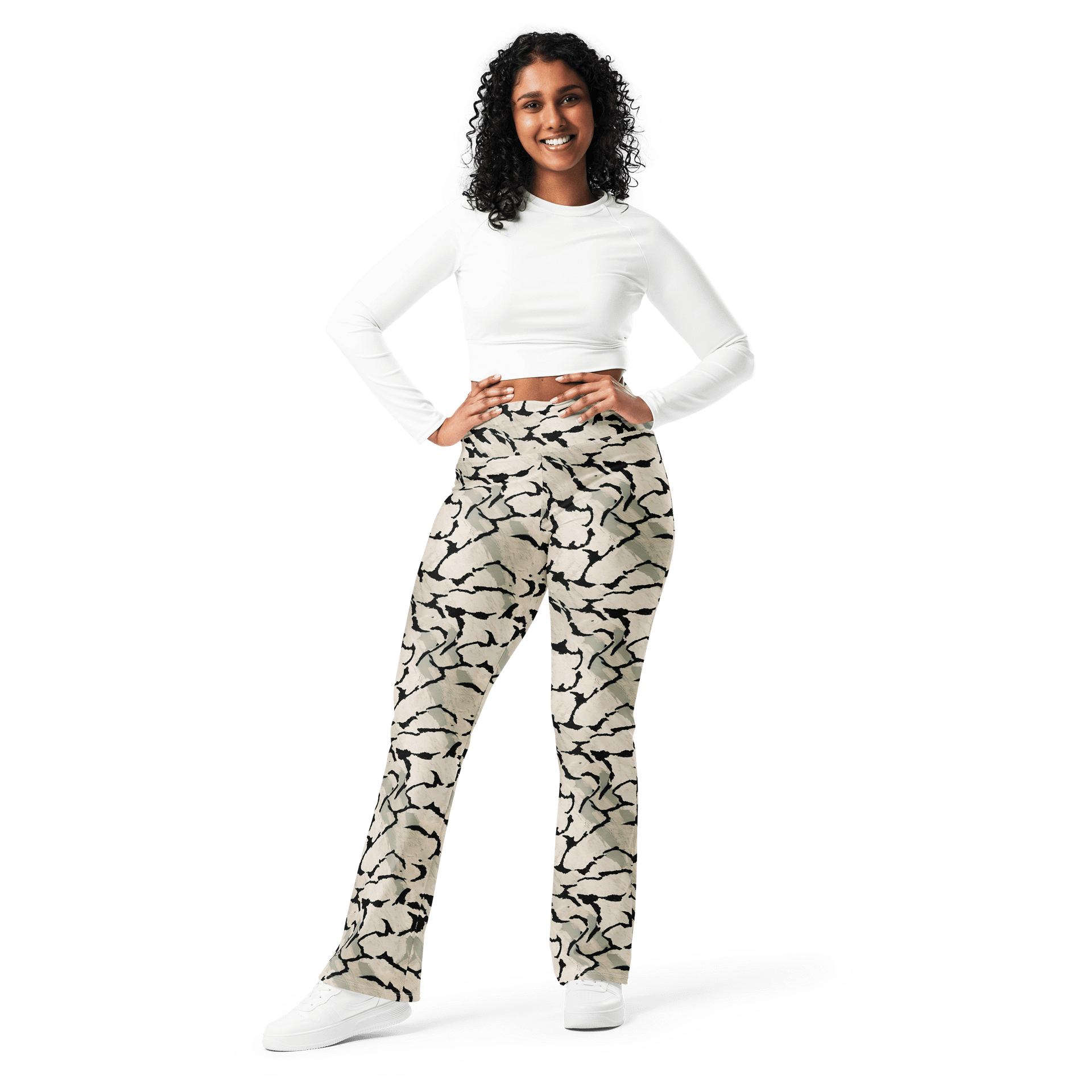 Animal Skin Flare Leggings product image (9)
