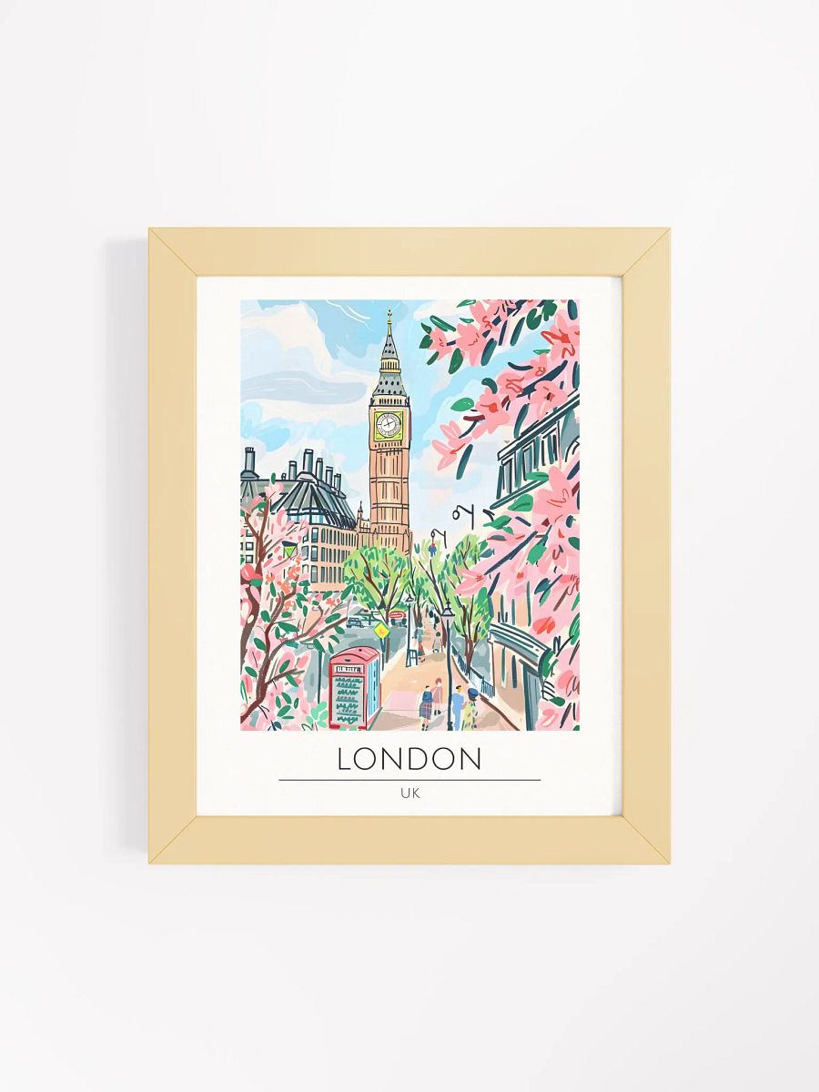 London UK Framed Travel Poster product image (1)