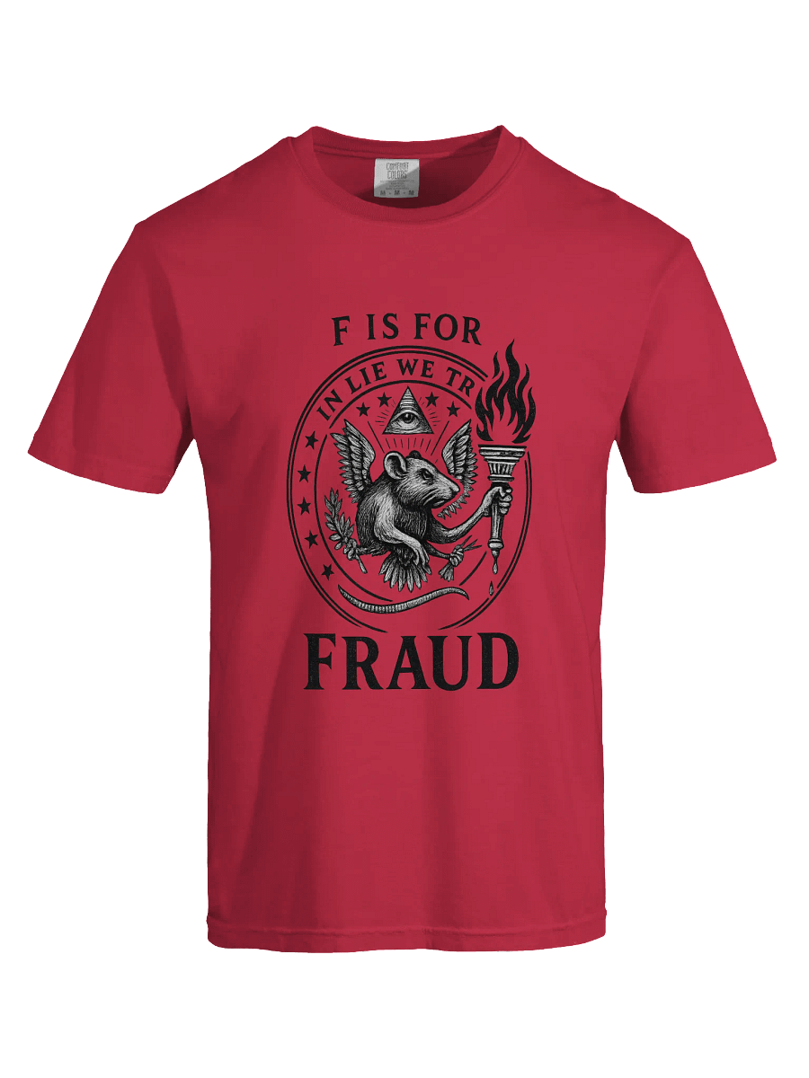 F is for fraud t-shirt product image (66)