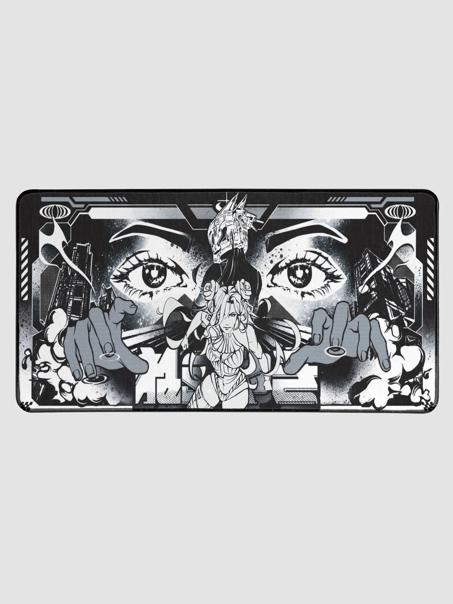Vigil Nezuyaki Mousepad (Black & White) product image (1)