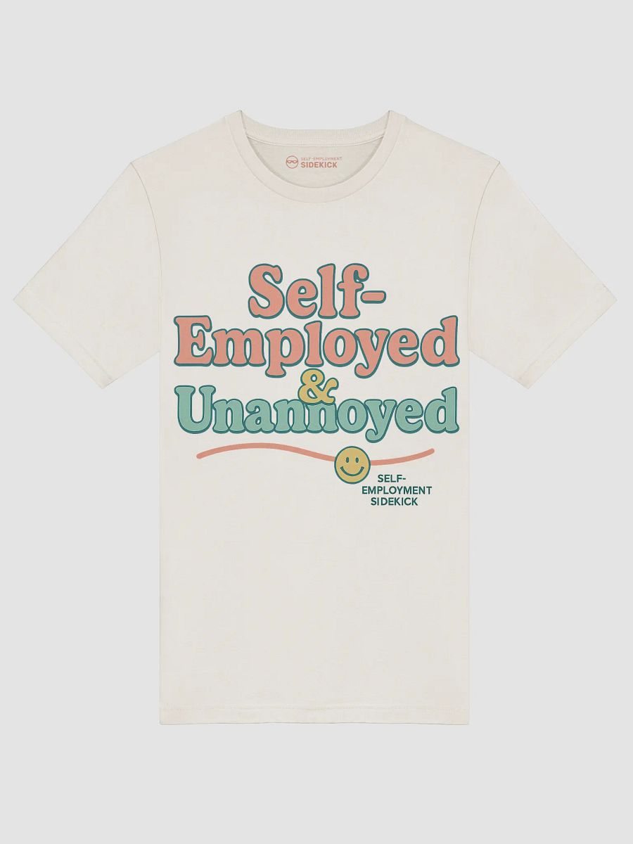 Self-Employed & Unannoyed T-Shirt (Peaches & Mint) product image (1)
