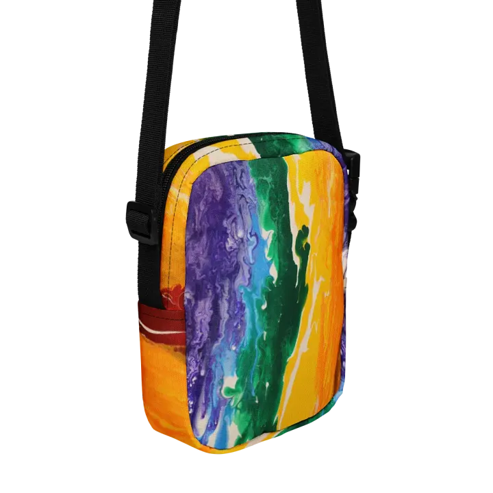 Vibrant Rainbow All-Over Crossbody Bag product image (2)