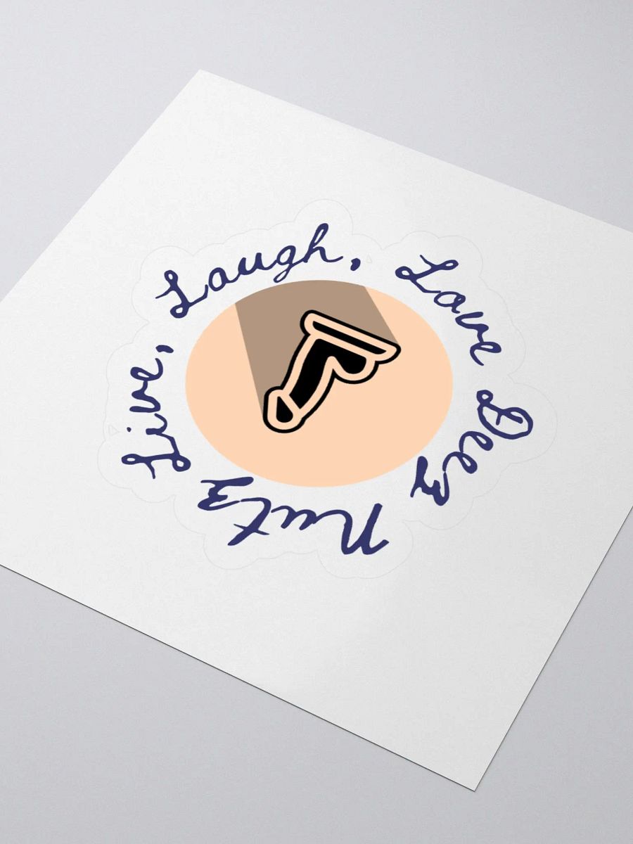 Live, Laugh, Love Deez Nutz Stickers product image (9)
