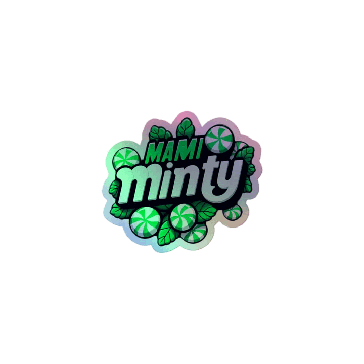Mami Minty Fresh Holographic Sticker Sheet product image (1)