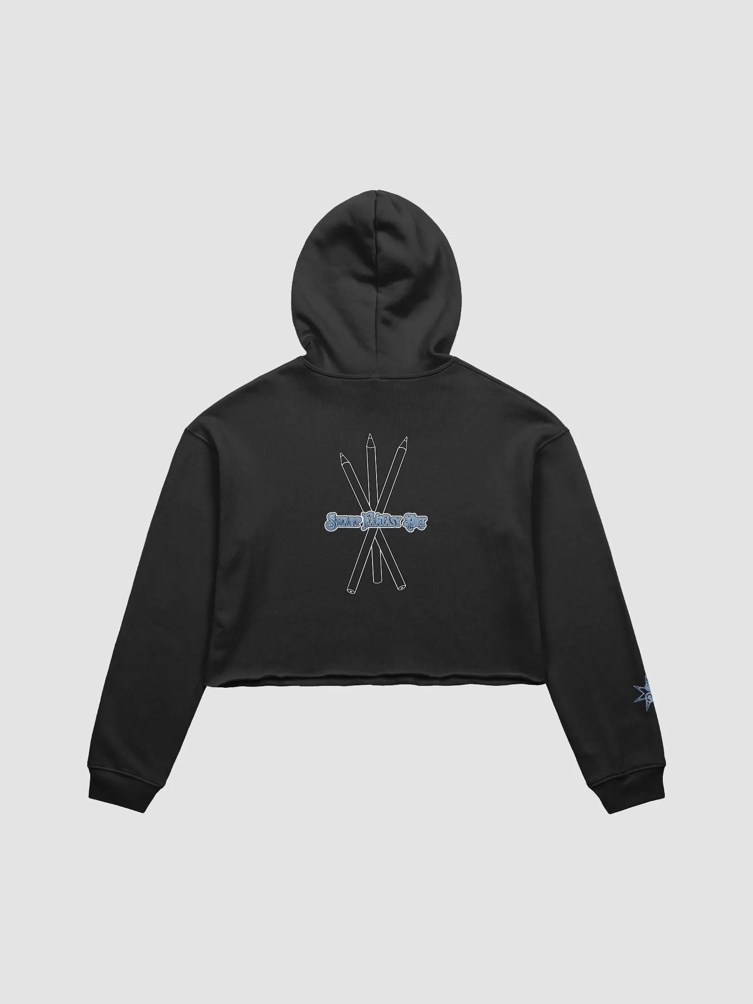 Moonflower Faery - SFA Crop Hoodie product image (7)