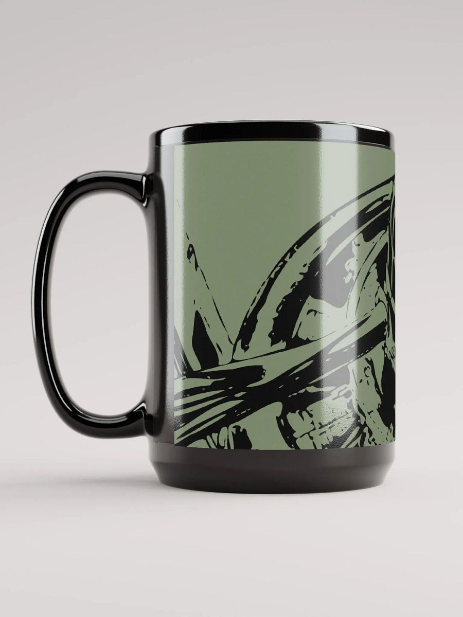 DC-3 Dakota Art Mug Vintage Black & Green Pilot Gift product image (6)