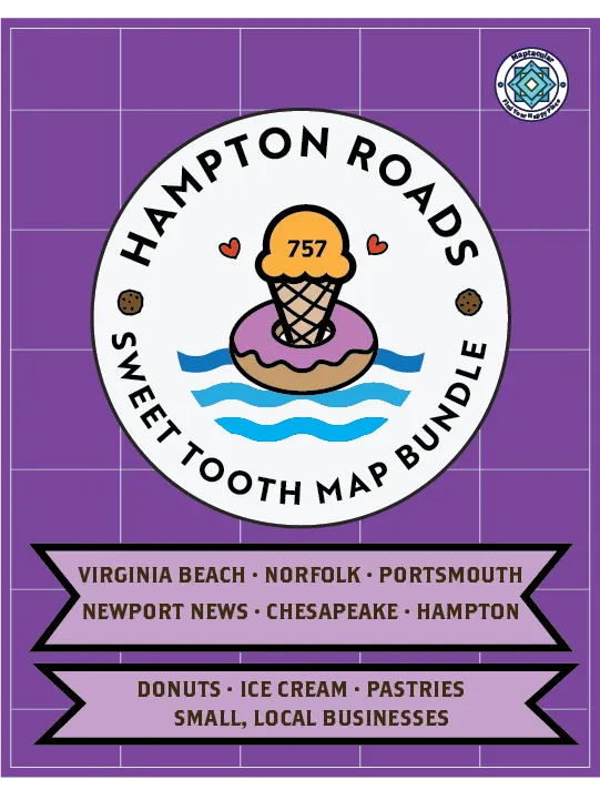 Hampton Roads Sweet Tooth Map Bundle - Digital Download product image (1)