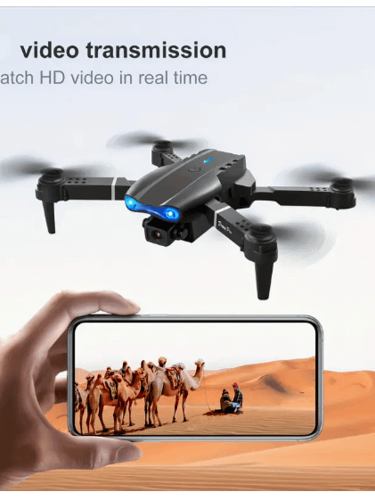 Foldable Quadcopter Drone with HD Dual Cameras - Wireless Remote Control product image (2)