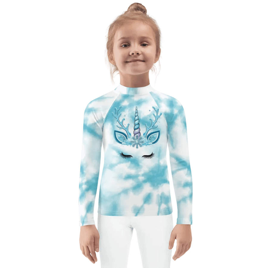 Mystical Unicorn Dreams Kids Rash Guard product image (1)