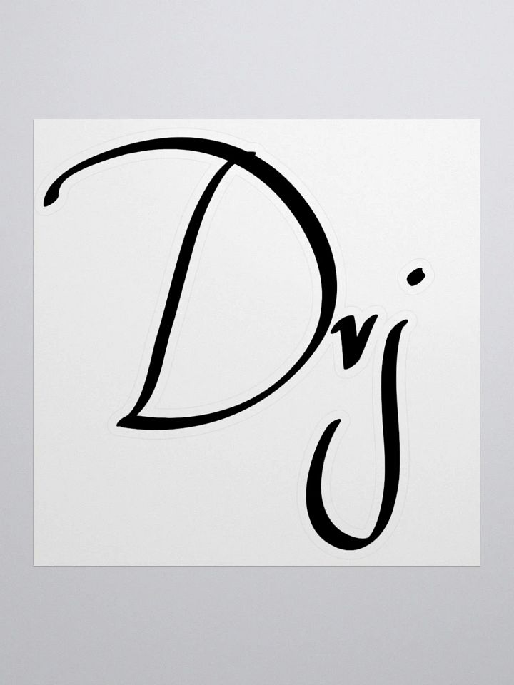 dvj black sticker product image (1)