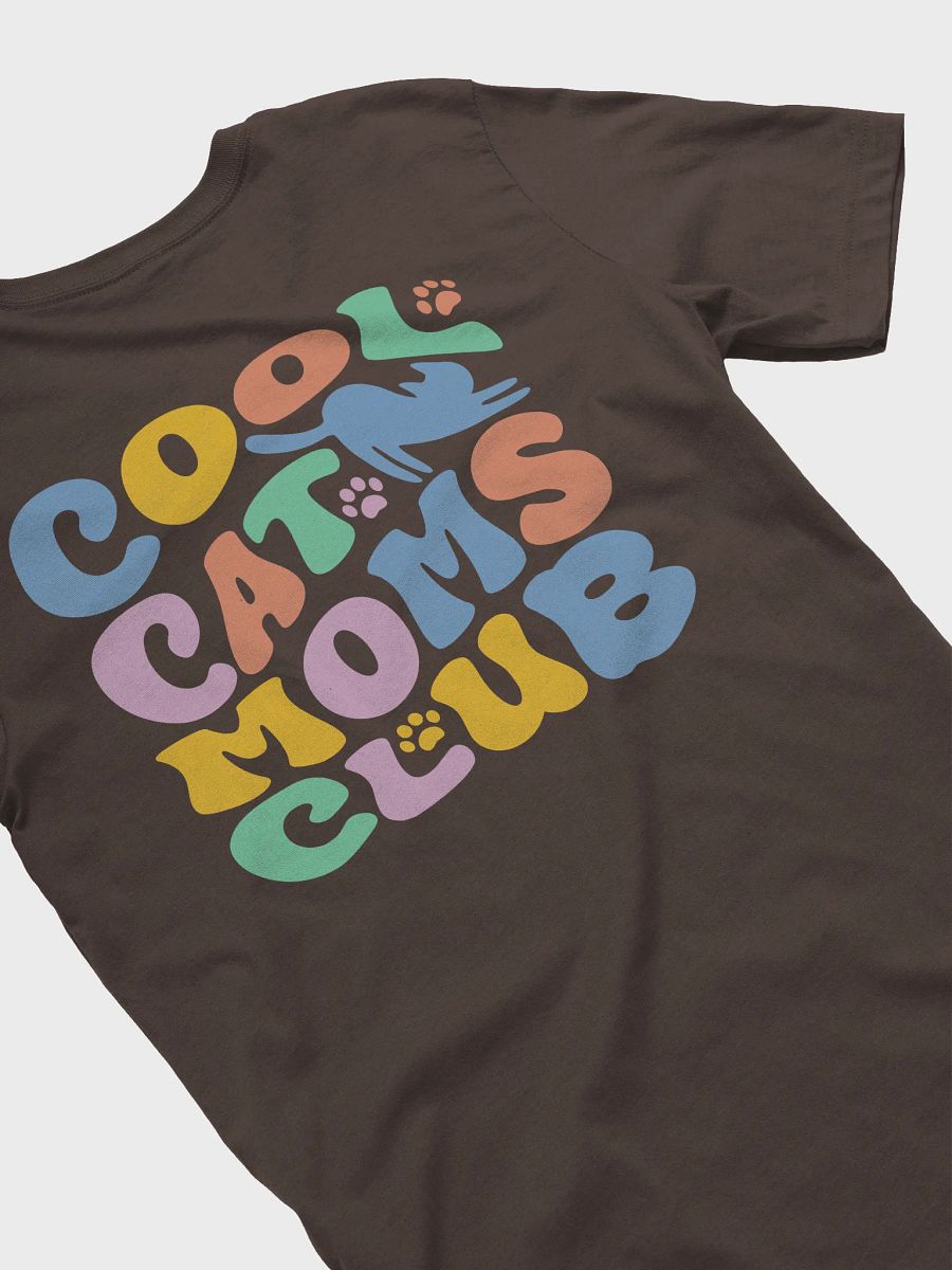 Cool Cat Moms Club 3 Unisex Tee (Back Print) product image (3)